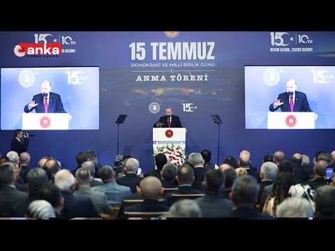 15 Temmuz Demokrasi ve Milli Birlik Günü Anma Töreni #Canlı