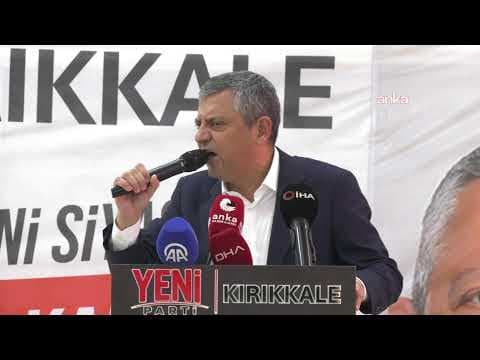 YENİ Parti Genel Başkanı Özgür Özel, Kırıkkale İl Başkanlığı ön seçiminde #Canlı