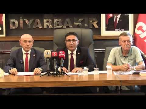 CHP Genel Başkan Yardımcısı Yıldırım Kaya, CHP Diyarbakır İl Başkanlığı’nda açıklama yapıyor #Canlı