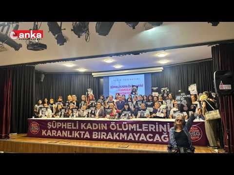 Kadın Cinayetlerini Durduracağız Platformu, kadın cinayetleriyle ilgili verileri açıklıyor #Canlı