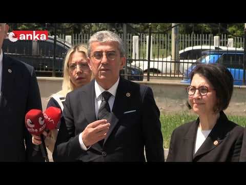 CHP İstanbul Milletvekili Gökhan Günaydın, AYM önünde açıklama yapıyor #Canlı