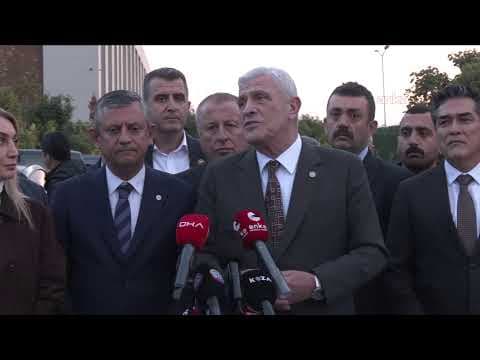 Müsavat Dervişoğlu ve Özgür Özel, Silivri'de açıklama yapıyor