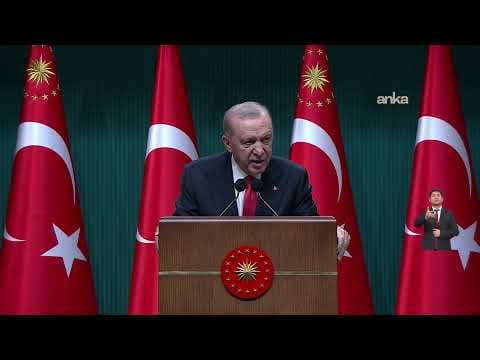 Cumhurbaşkanı Erdoğan, Kabine Toplantısı'nın ardından açıklama yapıyor #Canlı