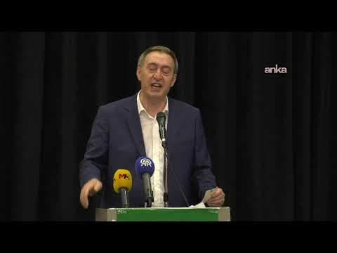 Tuncer Bakırhan, partisinin Mersin İl Örgütü 3. Olağan Kongresi'nde konuşuyor