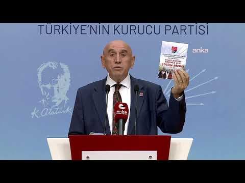 CHP Genel Başkan Yardımcısı Yıldırım Kaya, basın açıklaması yapıyor / Ankara #Canlı