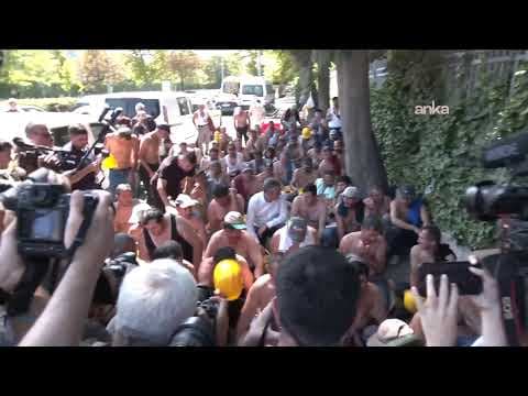 Özgür Özel'den Bağımsız Maden İş üyesi madencilerin eylemine destek ziyareti