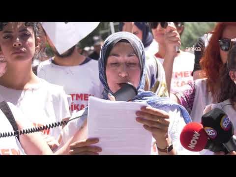 Öğretmen Sendikası MEB önünde açıklama yapıyor #Canlı