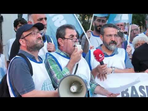 KESK'in KHK nöbetine yapılan polis müdahalesine karşı Kadıköy'de açıklama yapılıyor / #Canlı
