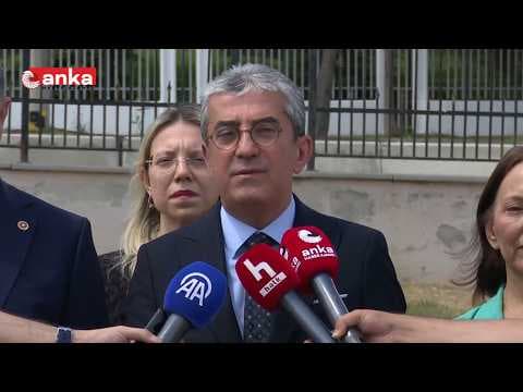 CHP Grup Başkanvekili Gökhan Günaydın AYM önünde açıklama yapıyor #Canlı