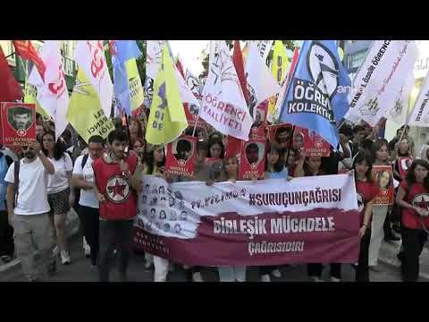 Siyasi partiler ve Gençlik örgütleri, Suruç katliamının 11. yılında açıklama yapıyor/İstanbul #Canlı