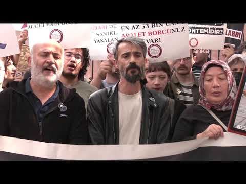 Adalet Peşinde Aileleri Platformu üyeleri, Adalet Bakanlığı önünde adalet nöbetine devam ediyor