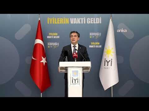 İYİ Parti Sözcüsü Buğra Kavuncu, parti genel merkezinde basın açıklaması yapıyor #Canlı