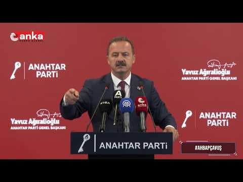 Anahtar Parti Genel Başkanı Yavuz Ağıralioğlu basın toplantısı yapıyor #Canlı