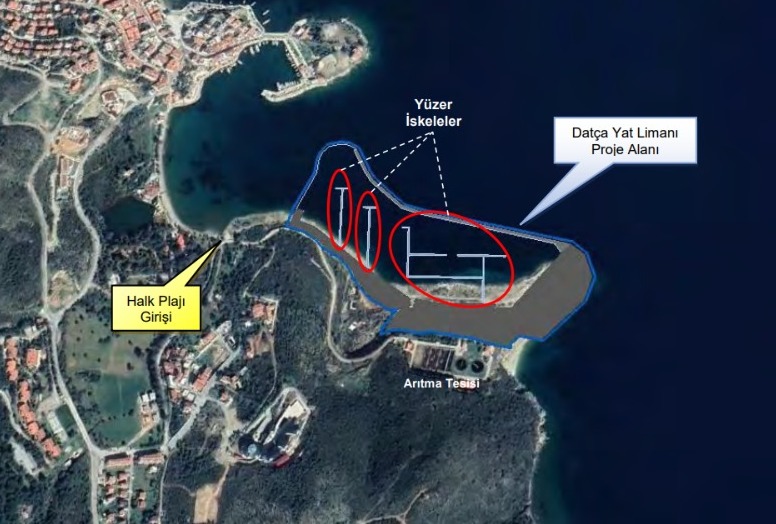 Datça'daki yat limanı projesine onay - Resim : 1