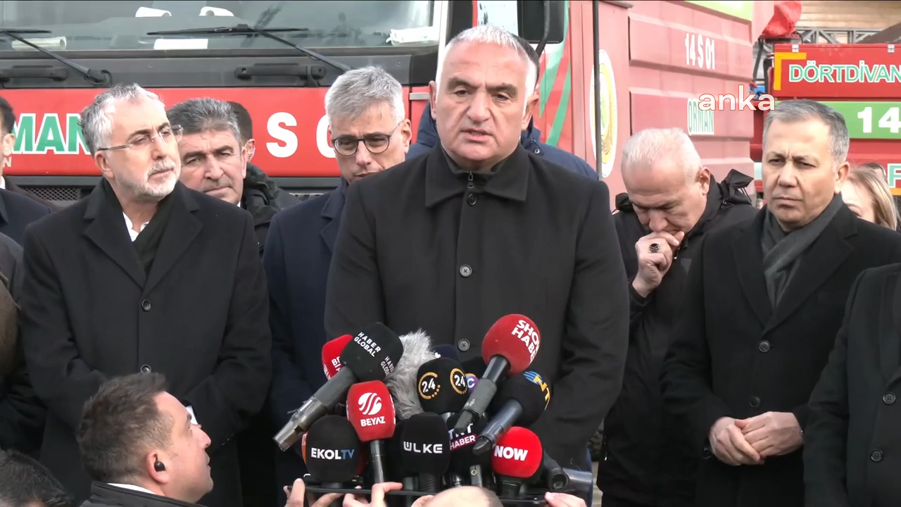 Kartalkaya'da otel yangını faciası... Kültür ve Turizm Bakanı Mehmet Nuri  Ersoy: "Otelde iki tane yangın merdiveni var"