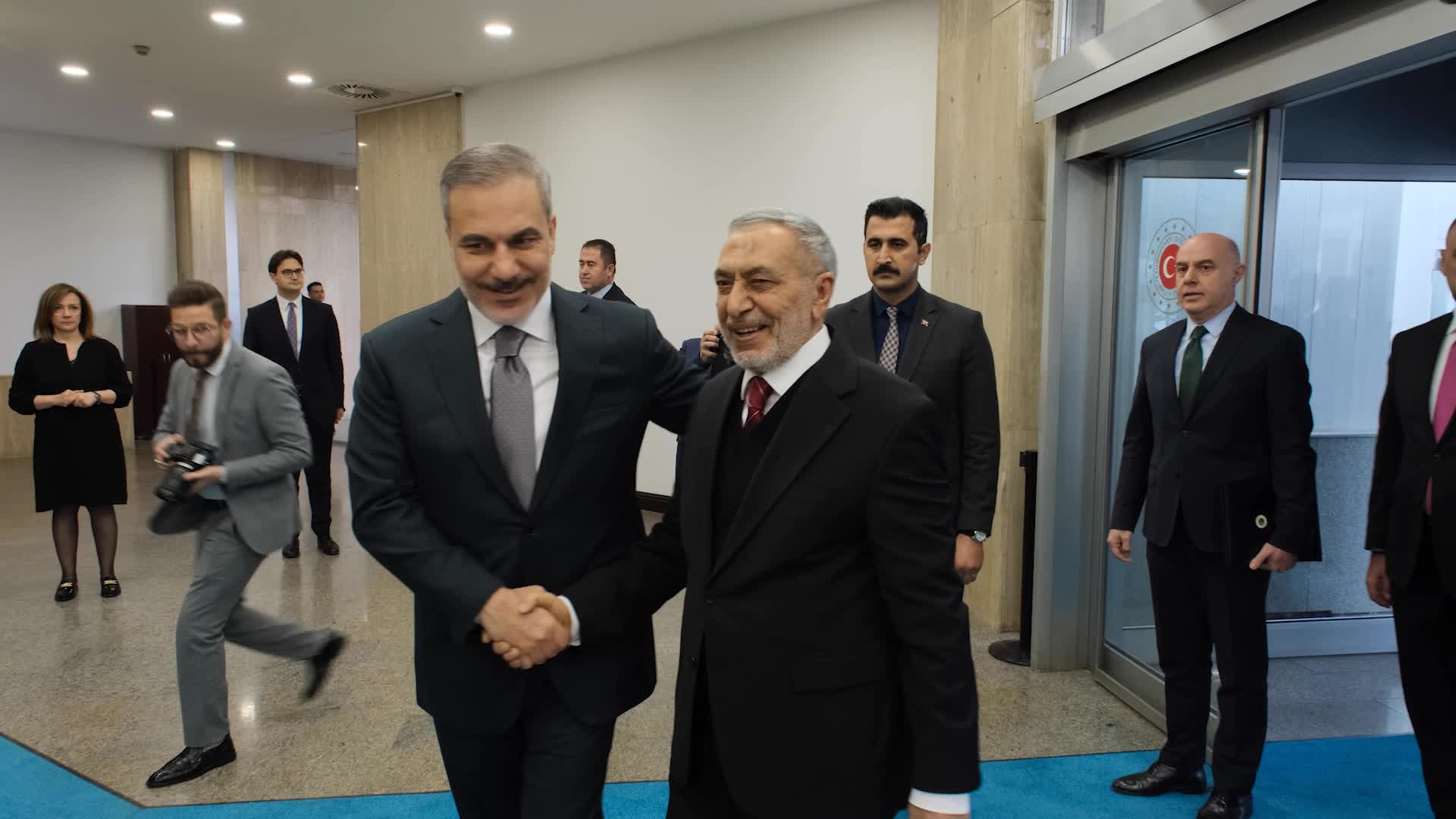 Hakan Fidan, Irak Meclis Başkanı Meşhedani ile Görüştü