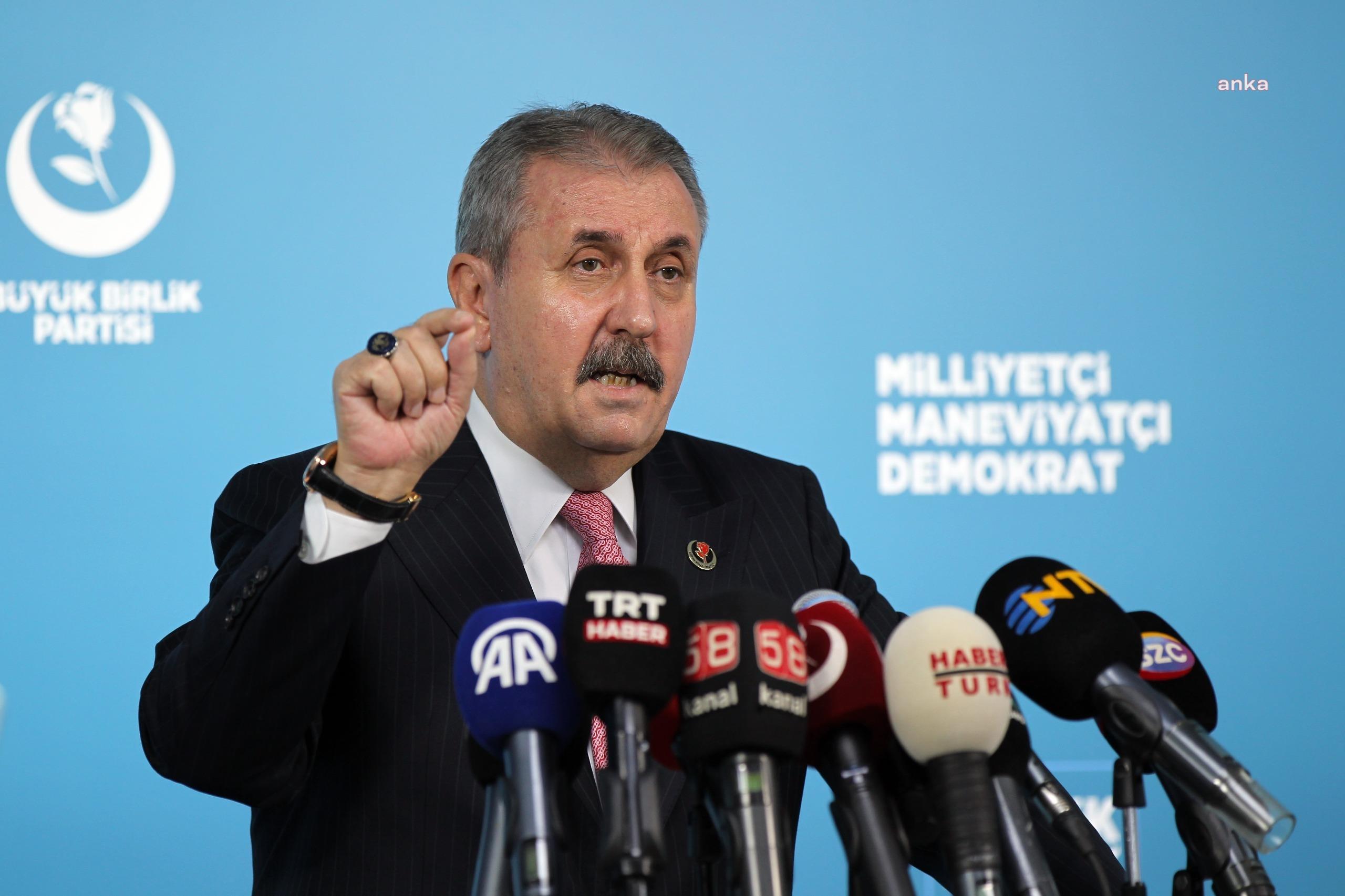 Mustafa Destici: Devlet "terör ve terörist aklama" tuzağına düşmemelidir