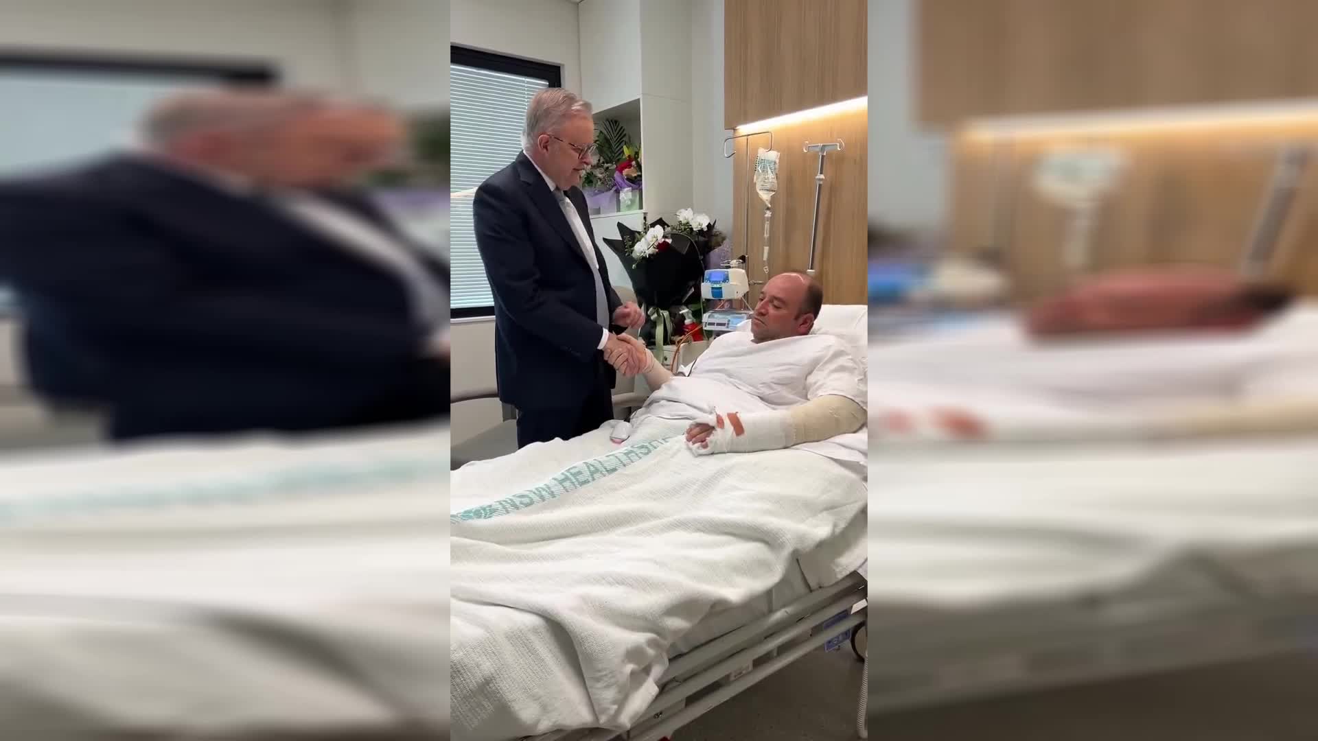 Avustralya Başbakanı Anthony Albanese'den Sydney'deki saldırıda saldırganın silahını alan Ahmed el Ahmed'e ziyaret: Avustralya’nın kahramanısın