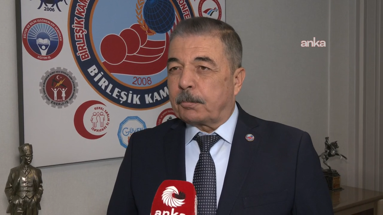 Birleşik Kamu-İş Genel Başkanı  Orhan Yıldırım: 19 Aralık Cuma günü iş bırakıyoruz