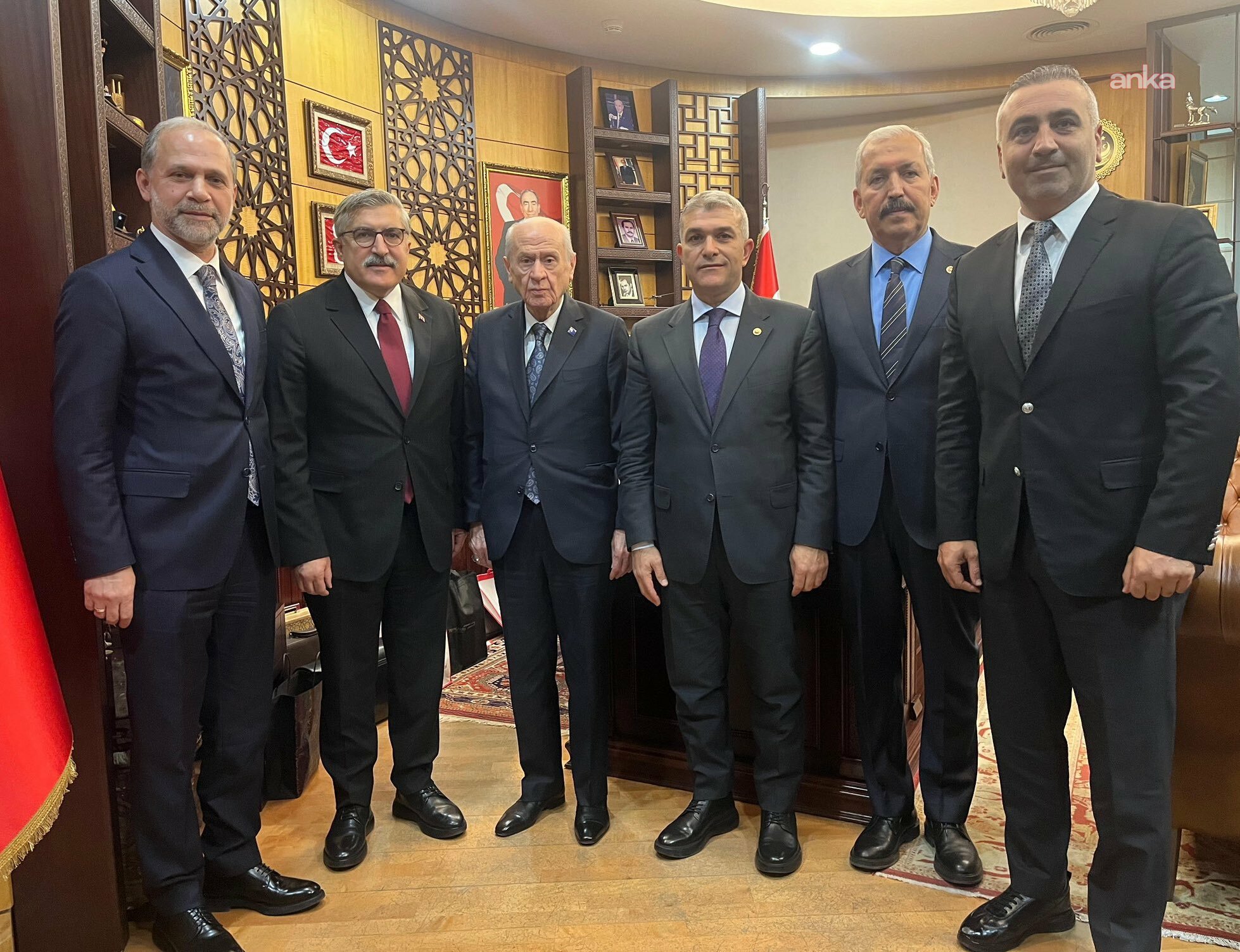 AK Parti Genel Başkan Yardımcısı Hüseyin Yayman'dan  Bahçeli'ye ziyaret