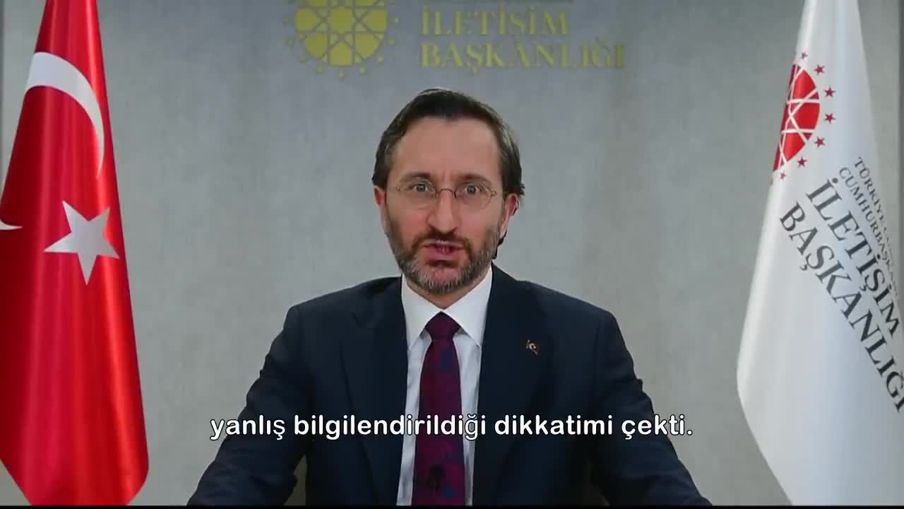 Fahrettin Altun Ingilizce Seslendi Ifade Ozgurlugu Ve Bariscil Protesto Hakkiyla Ilgiliymis Gibi Davranmayi Birakalim