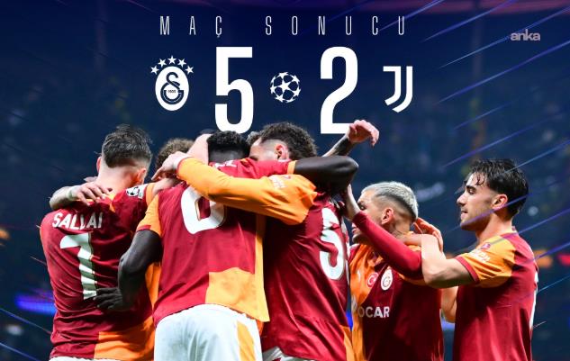 Galatasaray, Juventus'u, 5-2 mağlup etti