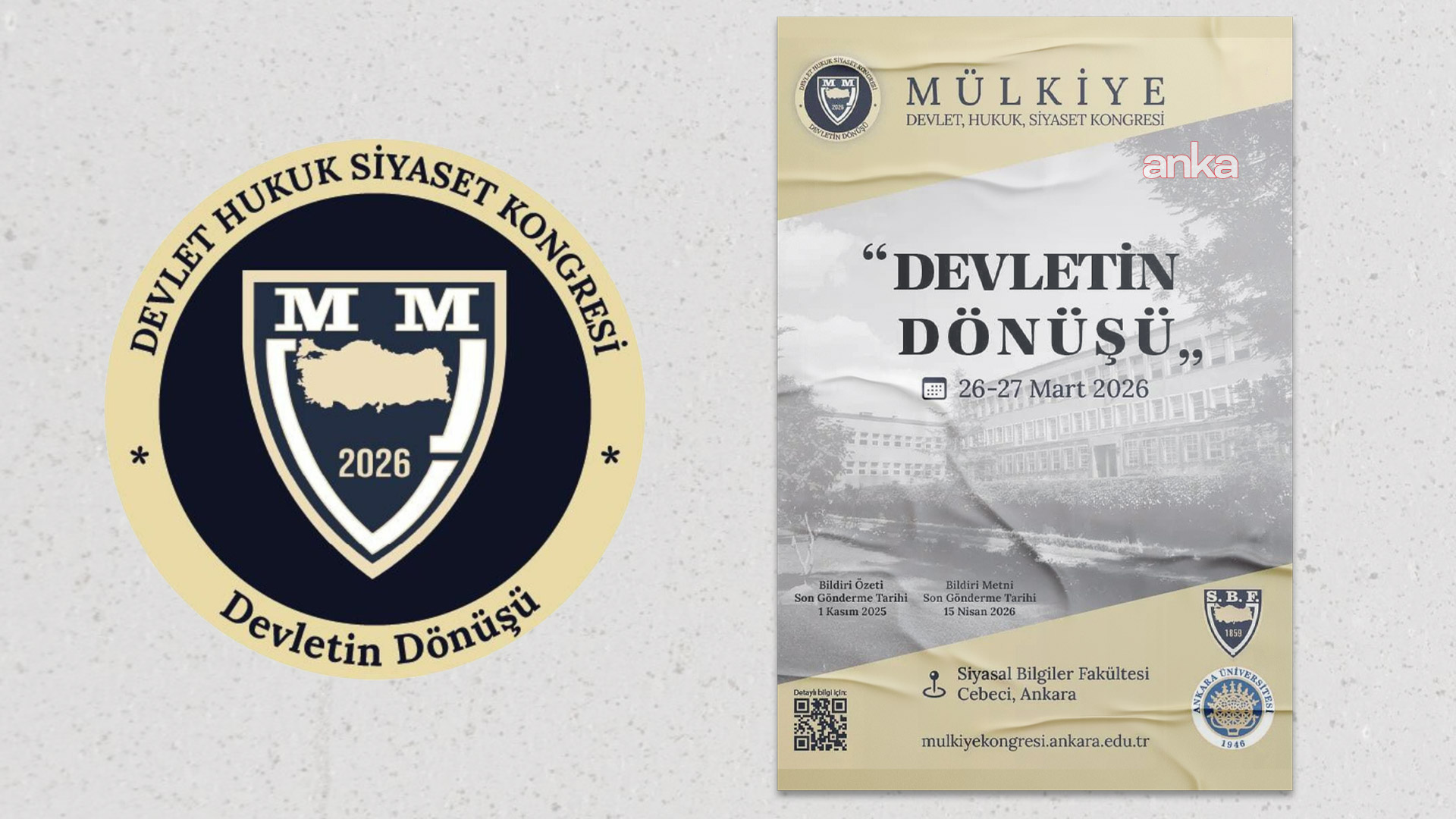 Ankara Üniversitesi Siyasal Bilgiler Fakültesi'nde 26-27 Mart tarihlerinde 