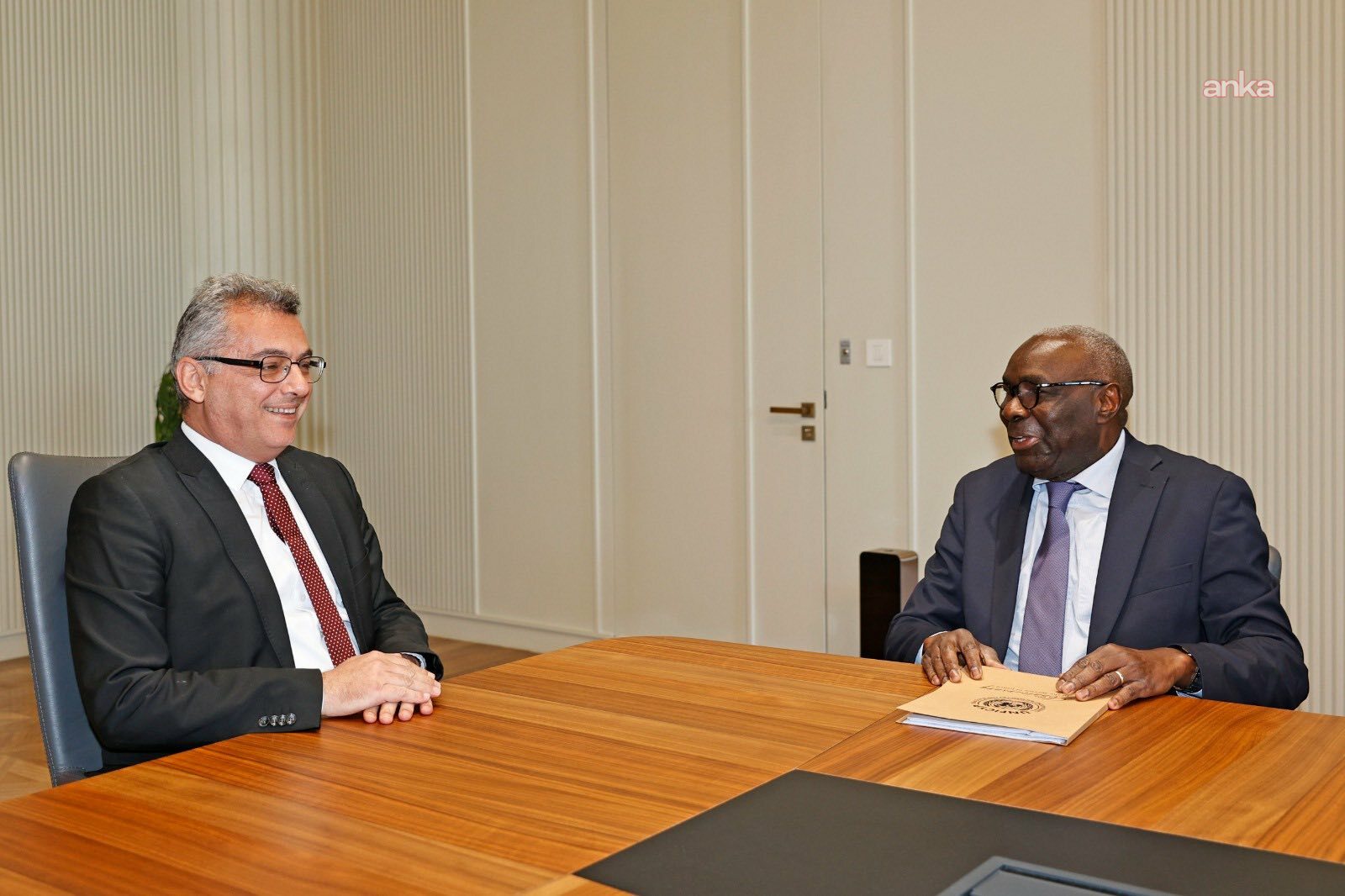 KKTC Cumhurbaşkanı Erhürman, BM BM Genel Sekreteri'nin Kıbrıs Özel Temsilcisi Diagne ile görüştü