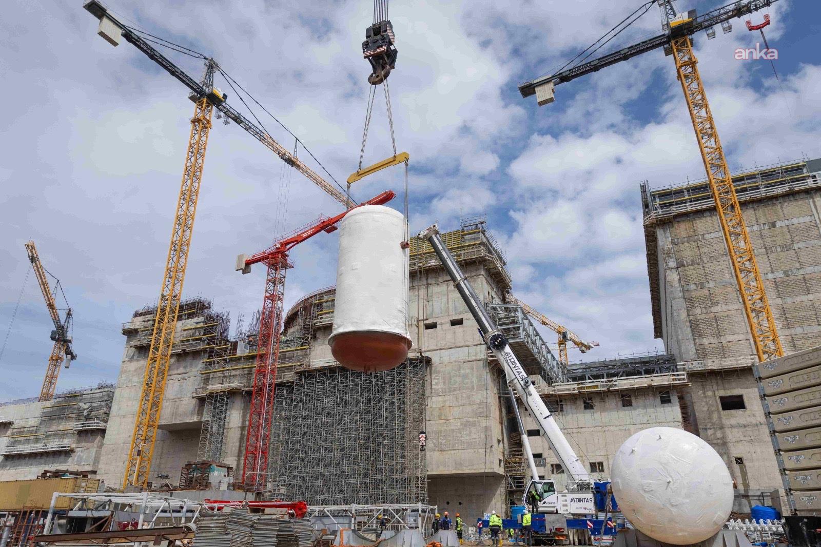 Rusya'nın Ankara Büyükelçiliği: Akkuyu Nükleer Santrali'nin 2. güç ünitesinde güvenlik sisteminin en önemli bileşenlerinden biri monte edildi