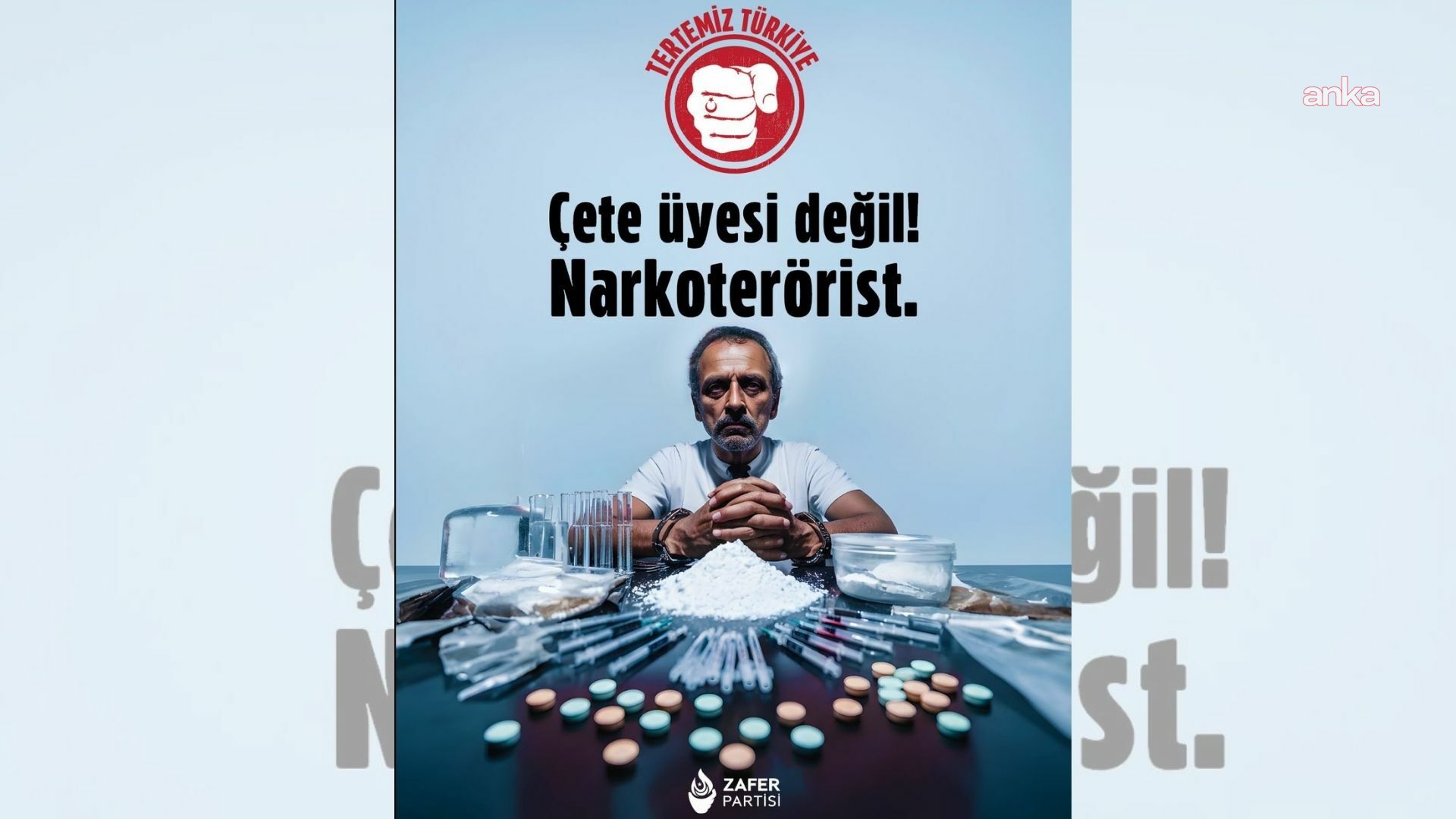 Ümit Özdağ: Uyuşturucu baronları ve onların maşaları, Türkiye Cumhuriyeti Devleti’nin güvenliğine doğrudan saldıran teröristlerle aynı kefededir