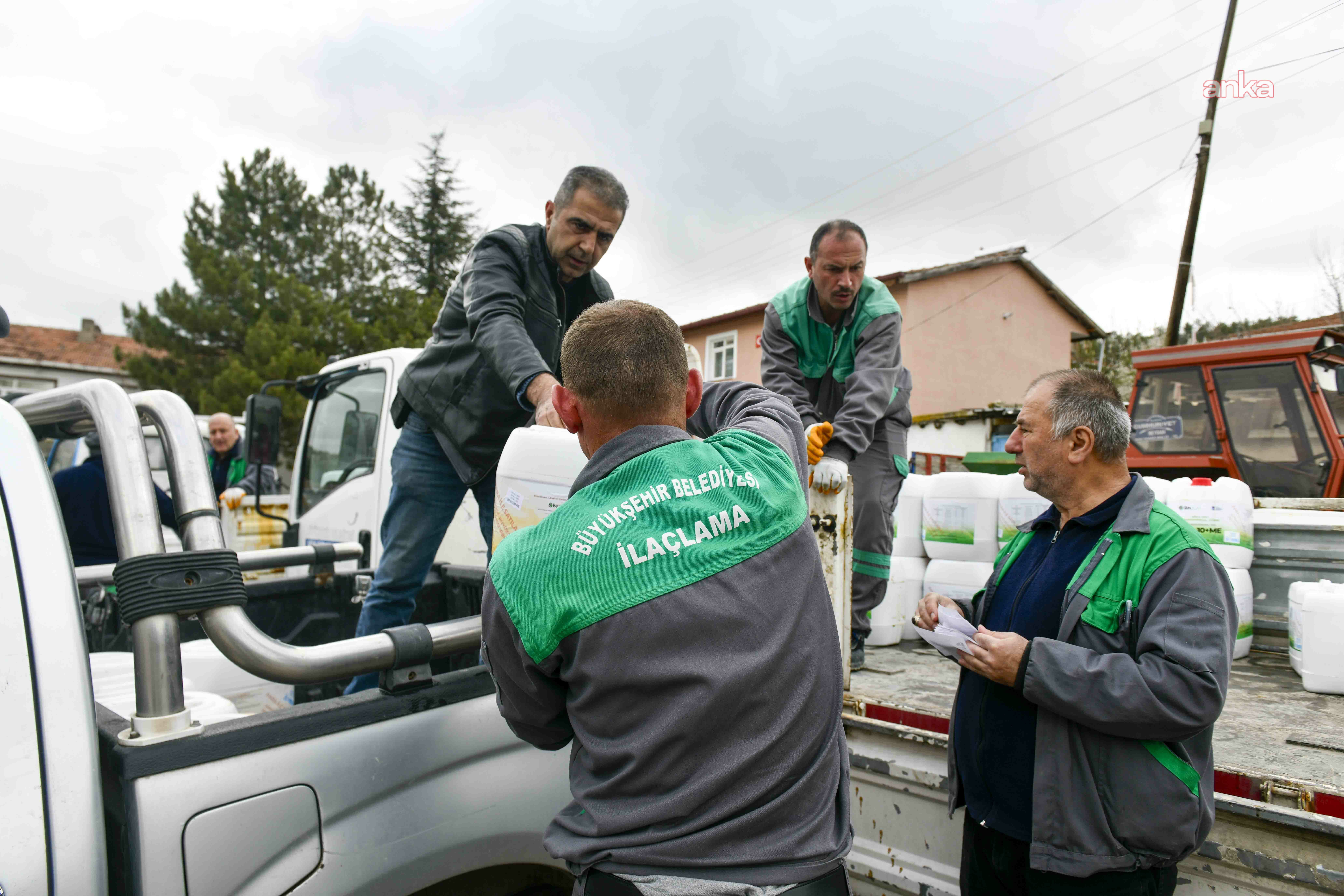 Ankara Büyükşehir Belediyesi’nden yerel üreticiye yüzde 50 hibeli sıvı gübre desteği