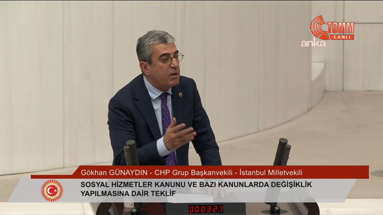 Gökhan Günaydın: Çocukları bahane ederek tüm internet ortamına yeni bant daraltmaları ve erişim engellemeleri getirmelere çalışıyorsunuz
