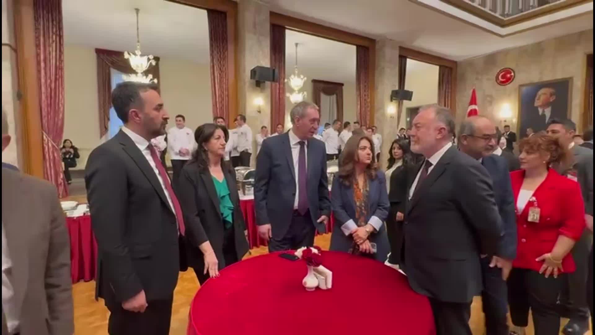 TBMM 23 Nisan Ulusal Egemenlik ve Çocuk Bayramı Resepsiyonu'nda konuşan Bakırhan: Süreç ilerliyor, umarım önümüzdeki günlerde hızlanacak