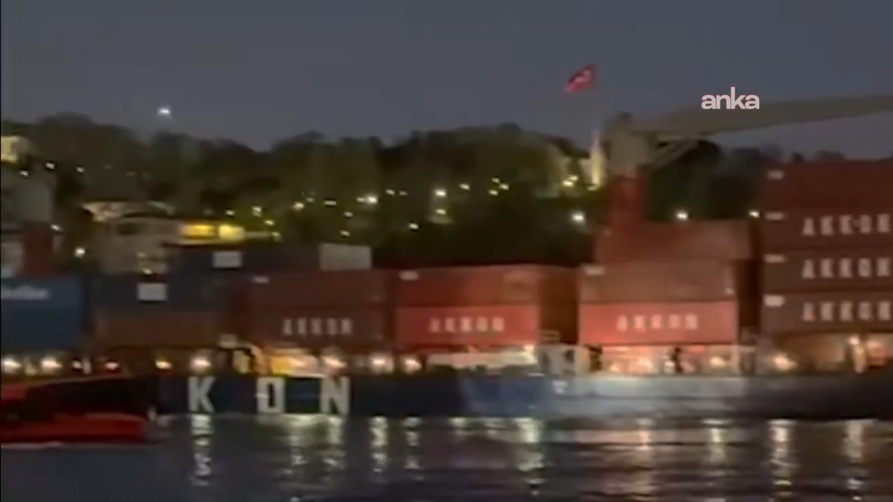 KEGM: KAPPA isimli geminin emniyetli alana alınmasıyla İstanbul Boğazı gemi trafiğine tekrar açıldı