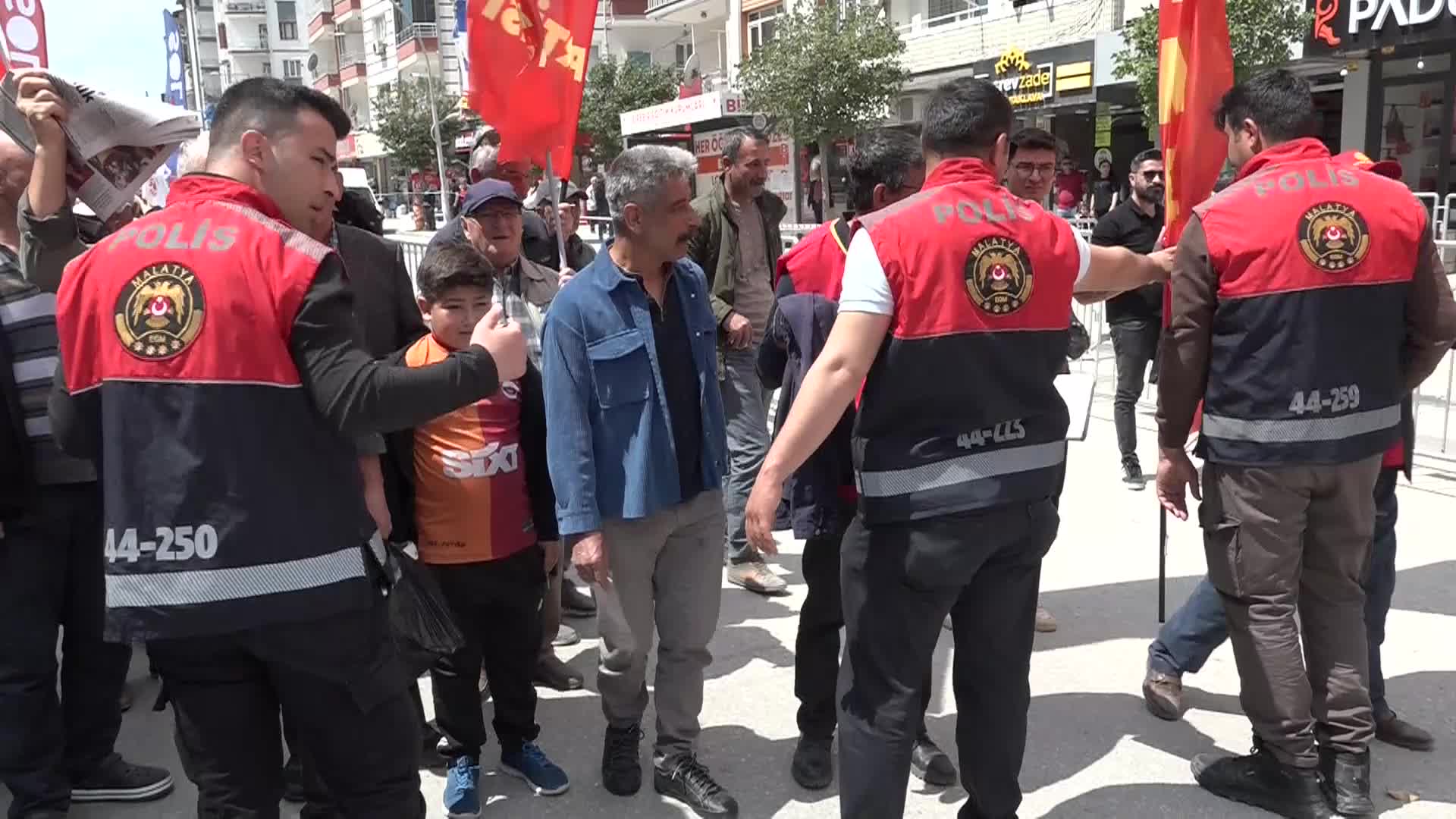 Malatya’da 1 Mayıs kutlaması: Daha kararlı, daha onurlu ve daha dirençliyiz
