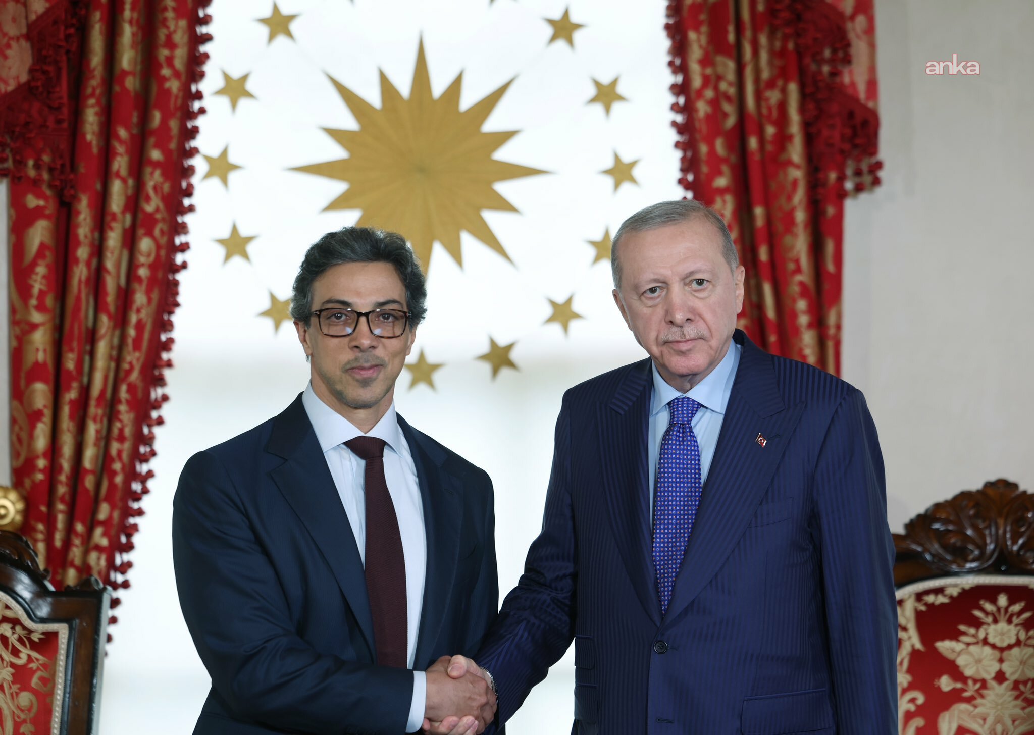 Cumhurbaşkanı Erdoğan, BAE Başkan Yardımcısı Nahyan'ı kabul etti