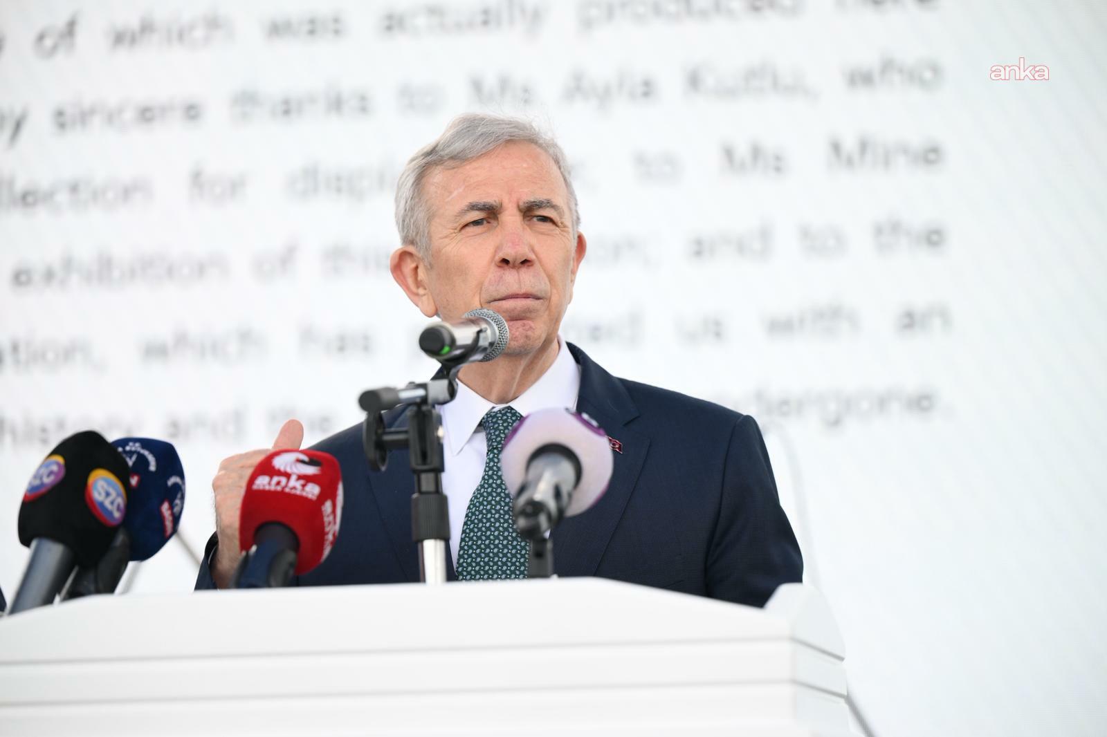Mansur Yavaş: "Ankara'daki tarihi değerlerimizi ayağa kaldırmak için uğraşıyoruz"