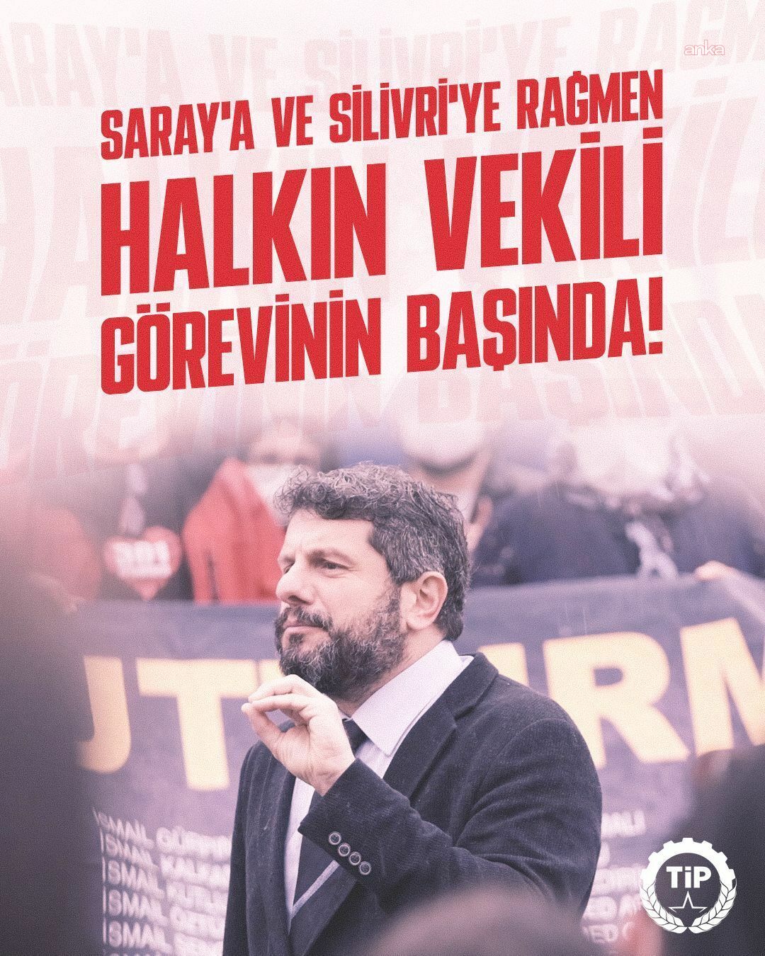 TİP: Can Atalay’ın Hatay halkıyla buluşmasının önünde tek bir imza kaldı