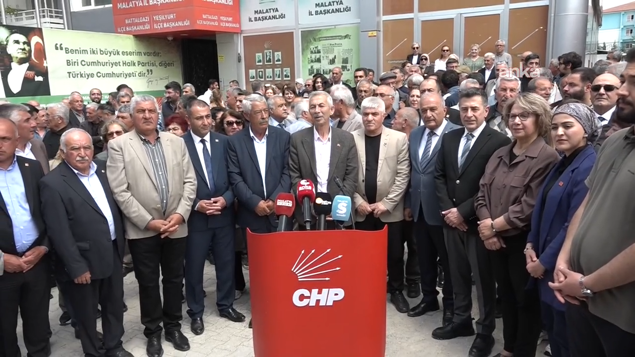 CHP Malatya İl Örgütü’nden Veli Ağbaba’ya destek