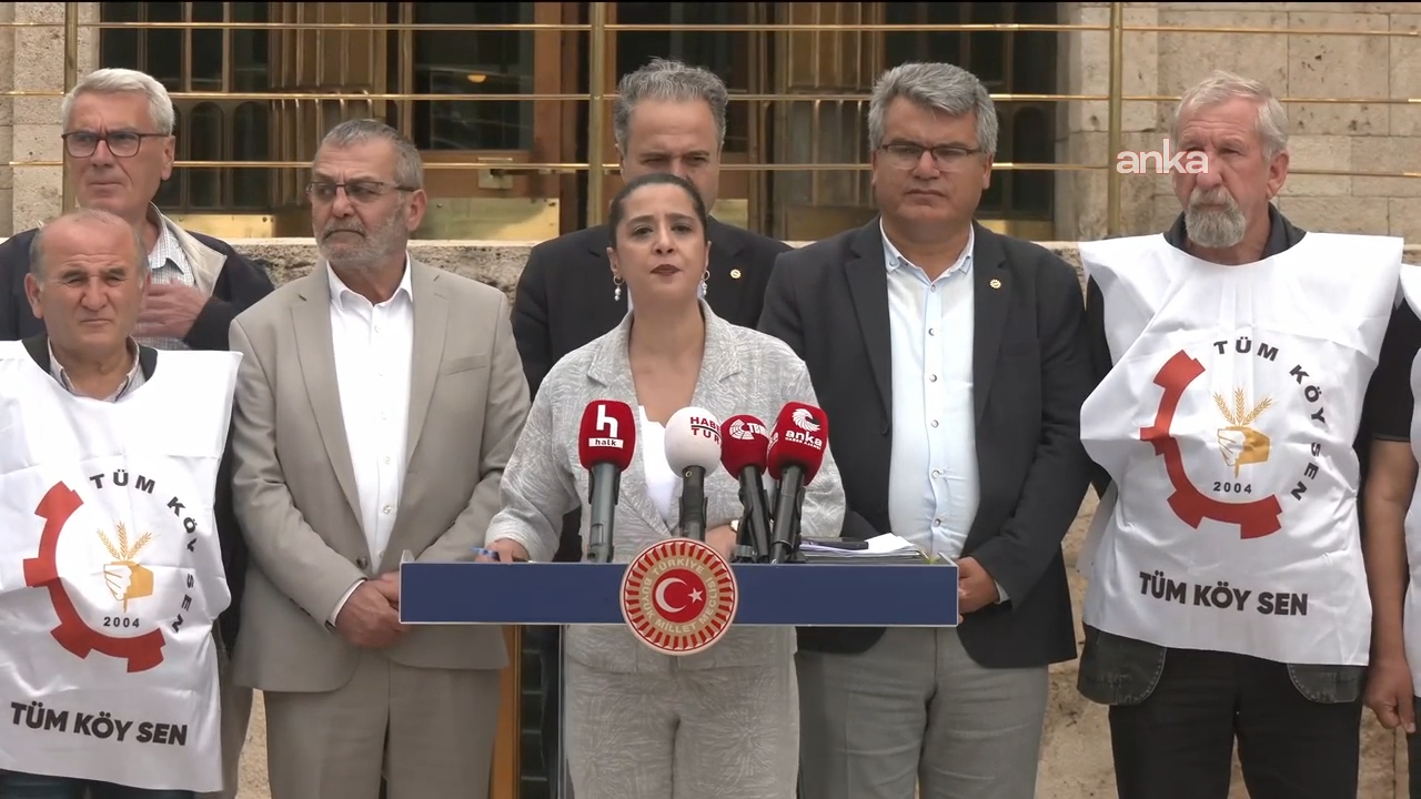 EMEP milletvekilleri Karaca ve Bayhan, üreticilerin hazırladığı kanun teklifi taslağını Meclis'e taşıdı