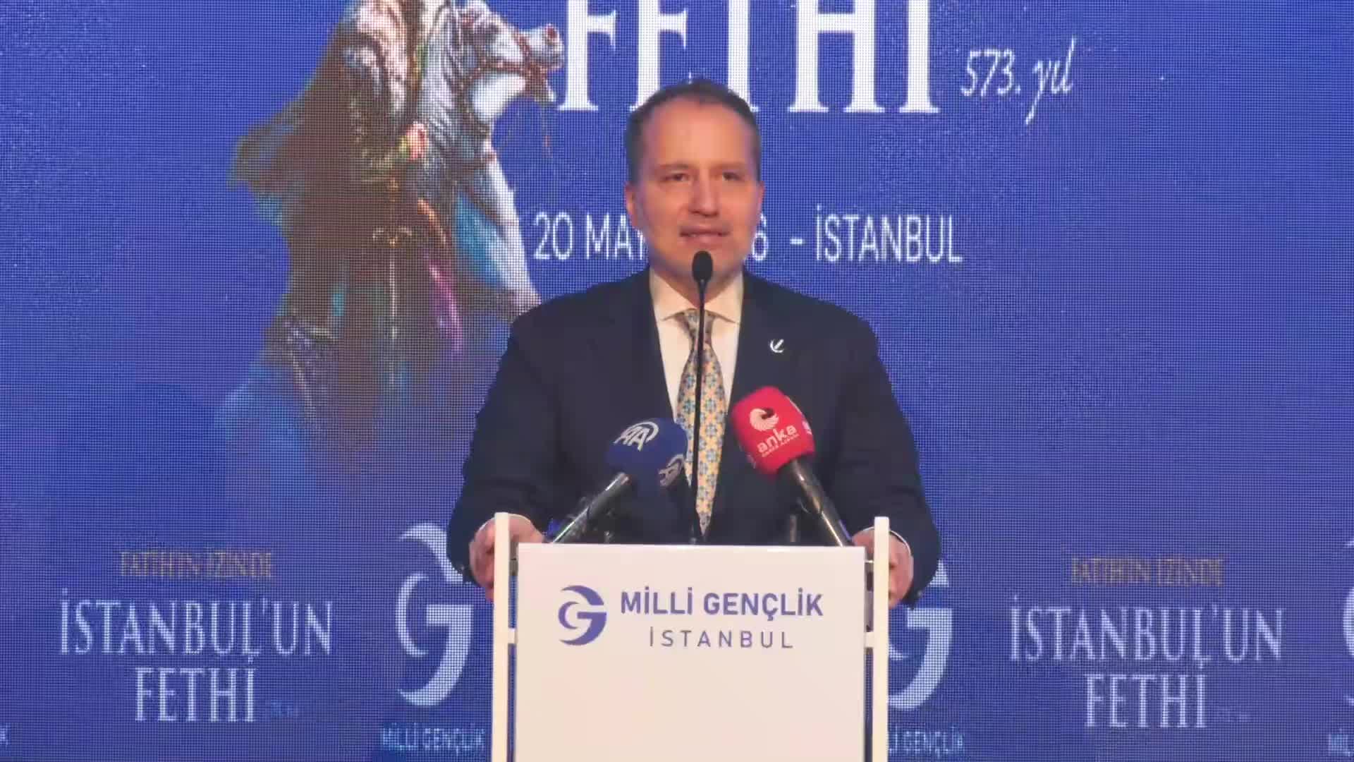 Fatih Erbakan: Manevi vatanımız tehdit altında