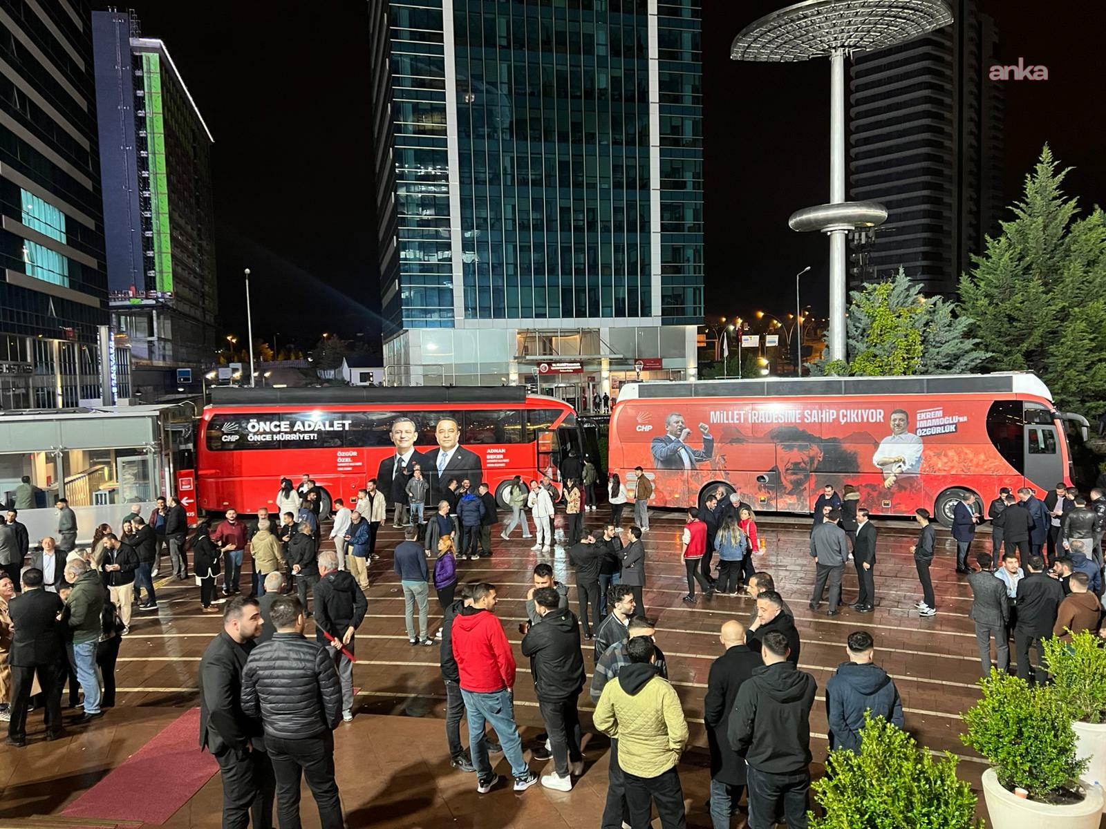 CHP Genel Merkezi önünde hareketlilik... Kılıçdaroğlu'nun Genel Merkeze yönelik tahliye talebinde bulunduğu iddia edildi