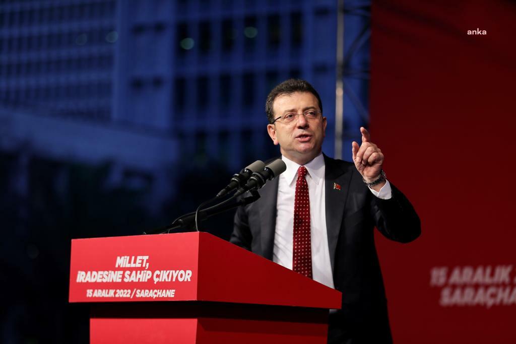 Ekrem İmamoğlu: İşbirlikçilerine inat, mücadeleyi topyekün başlatmak zorundayız